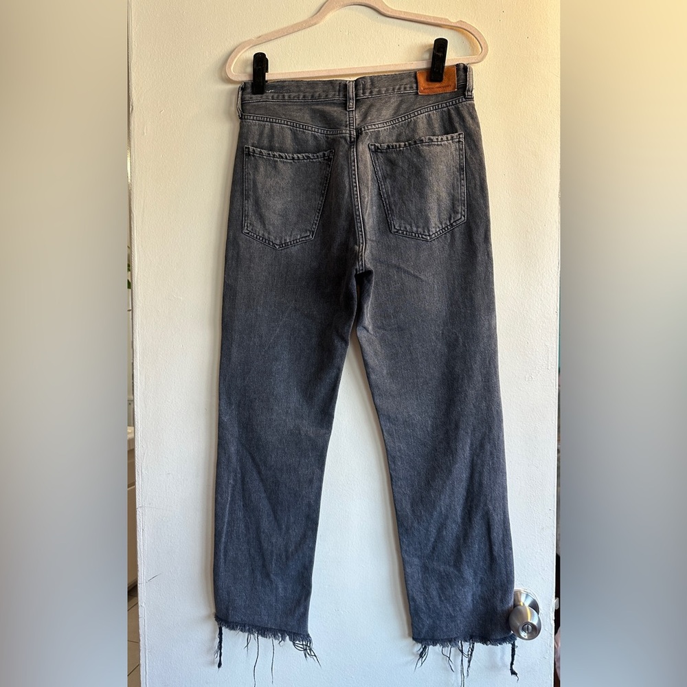 Citizens Of Humanity Daphne Crop Dark Gray Relaxed Jeans - Picture 6 of 7